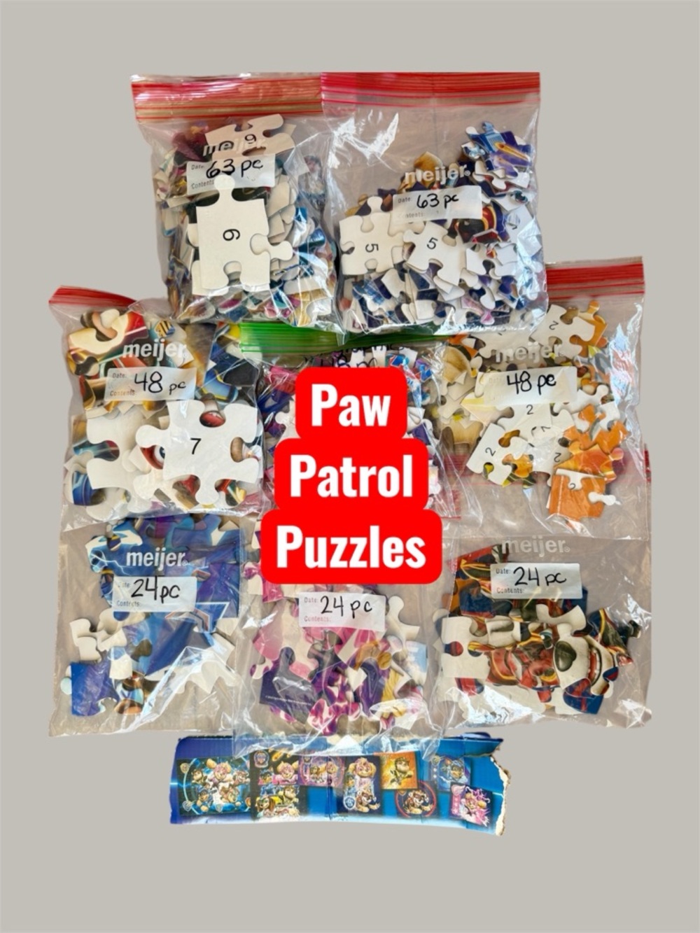 Paw Patrol Mighty Movie Children’s Jigsaw Puzzles Assorted Sizes